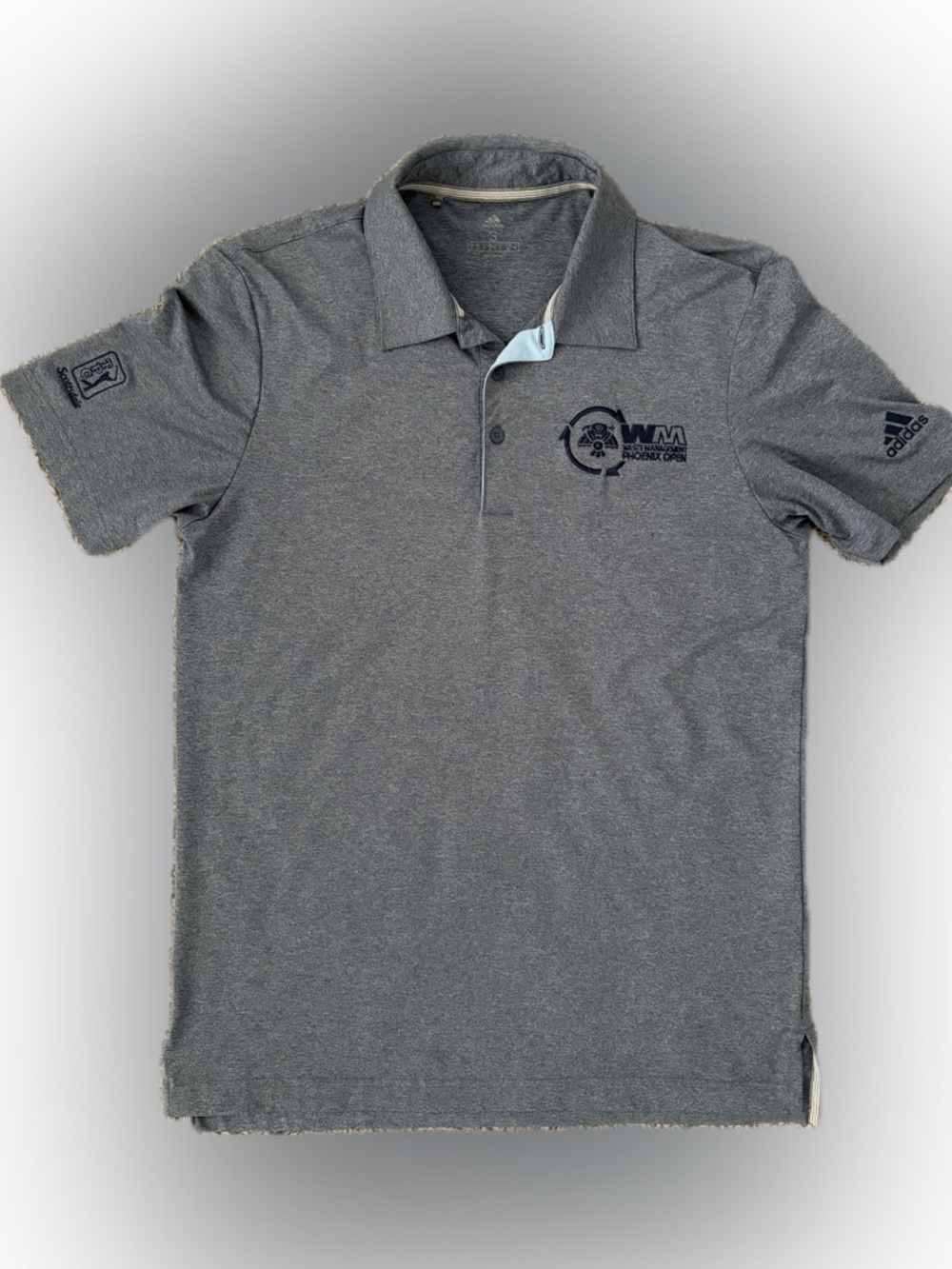 Adidas Men’s WM Phoenix Open/TPC Scottsdale Golf Polo - Small - Dark Blue